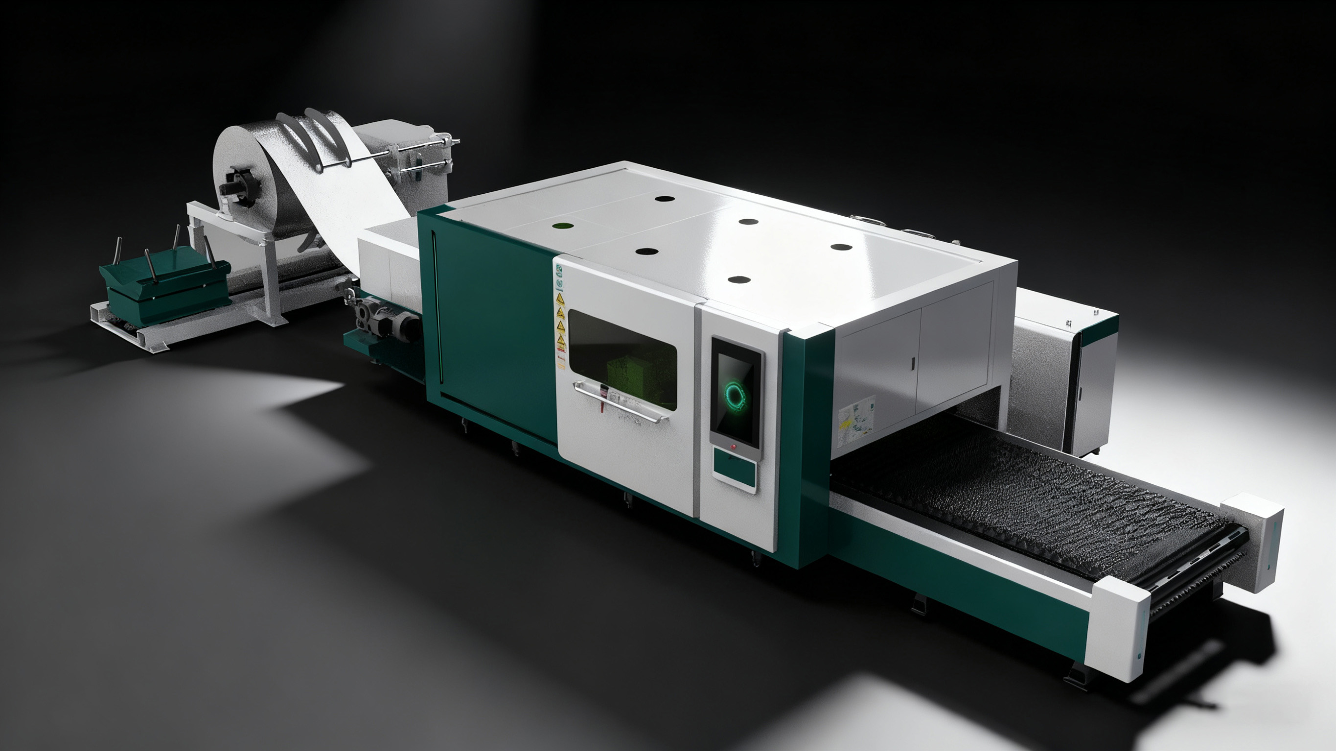 C Pro系列铝卷激光切割机（带钣金包围）